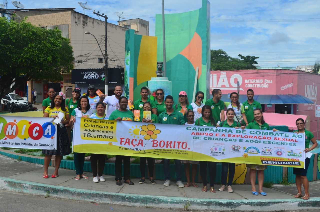 comemora 18 de Maio dia nacional de combate ao abuso e exploração sexual a Criança e Adolescente
